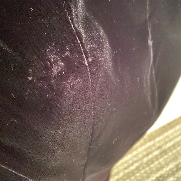 Vintage 80s Black Velvet Lace Gown StraplessOff-Shoulder Zum Zum Sheath Black - Picture 10 of 12